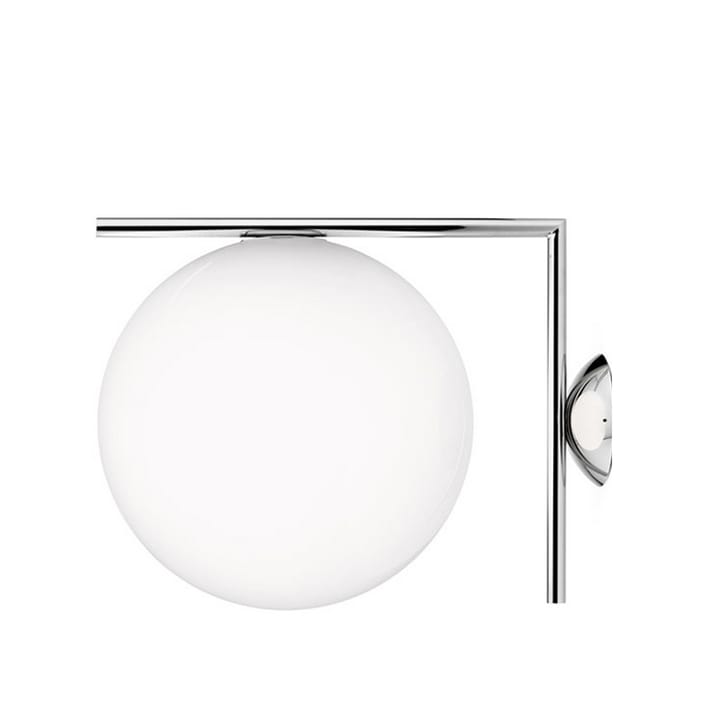 Lâmpada de parede IC lights C/W2 - Cromado-opala - Flos