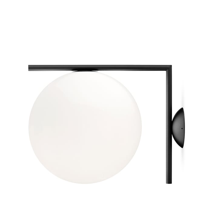 Lâmpada de parede IC lights C/W2 - Preto-opala - Flos