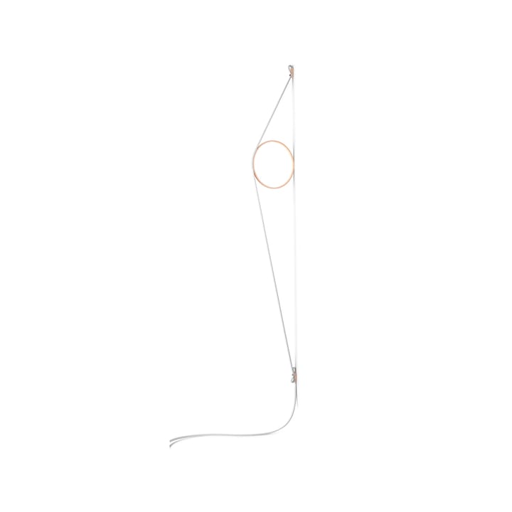Lâmpada de parede Wirering, Rosa-branco Flos