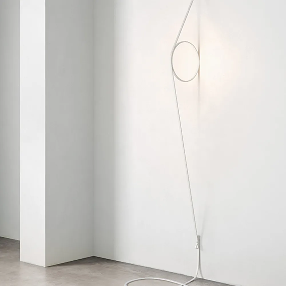 Lâmpada de parede Wirering, Rosa-branco Flos