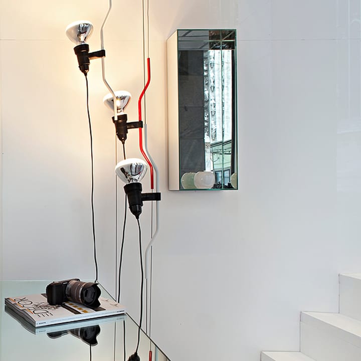 Luminária de chão e teto Parentesi dimável, Branco  Flos