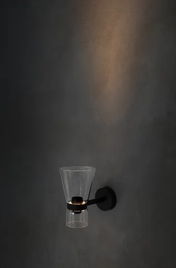 Nocturne Cone candeeiro de parede - preto - Flos