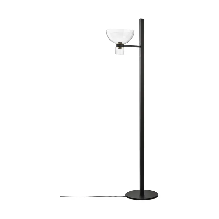 Nocturne F1 bowl candeeiro de pé - preto - Flos