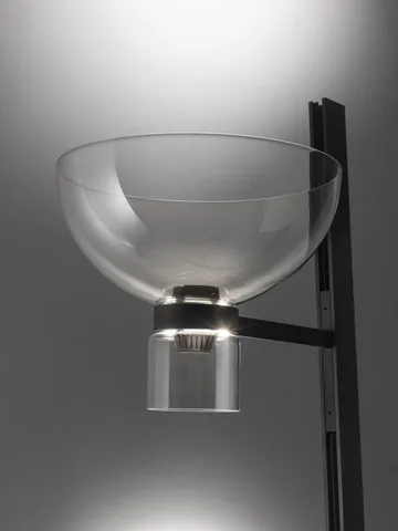 Nocturne F1 bowl candeeiro de pé - preto - Flos