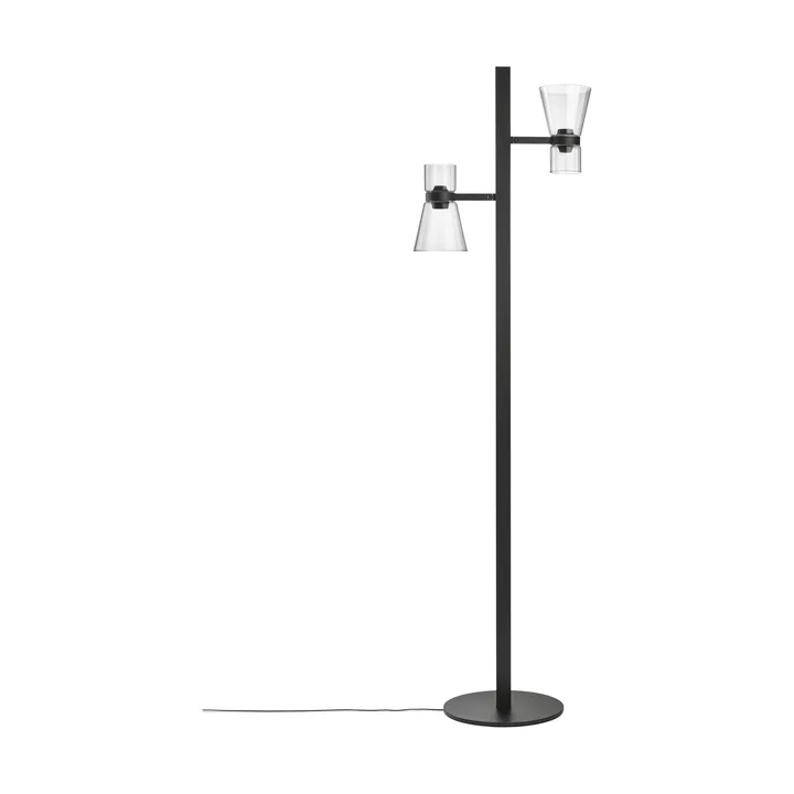 Nocturne F2 cone candeeiro de pé - preto - Flos