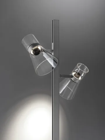 Nocturne F2 cone candeeiro de pé - Silver - Flos