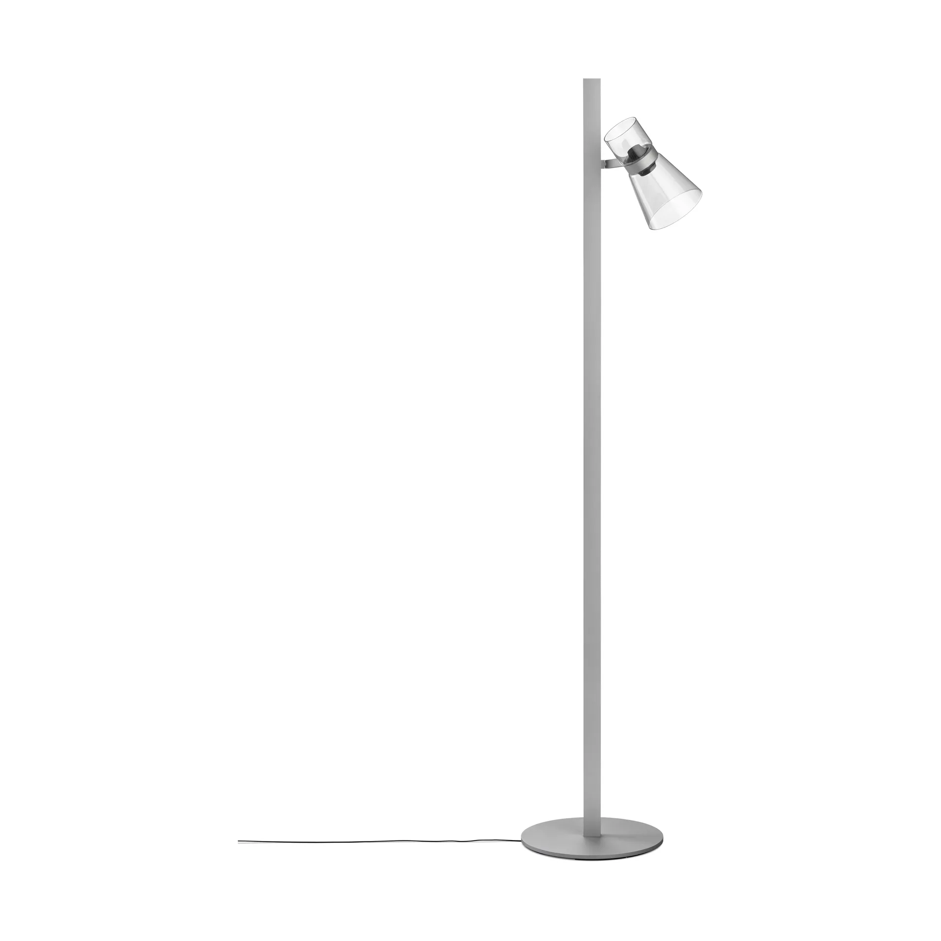 Nocturne FI cone candeeiro de pé - Silver,  Flos