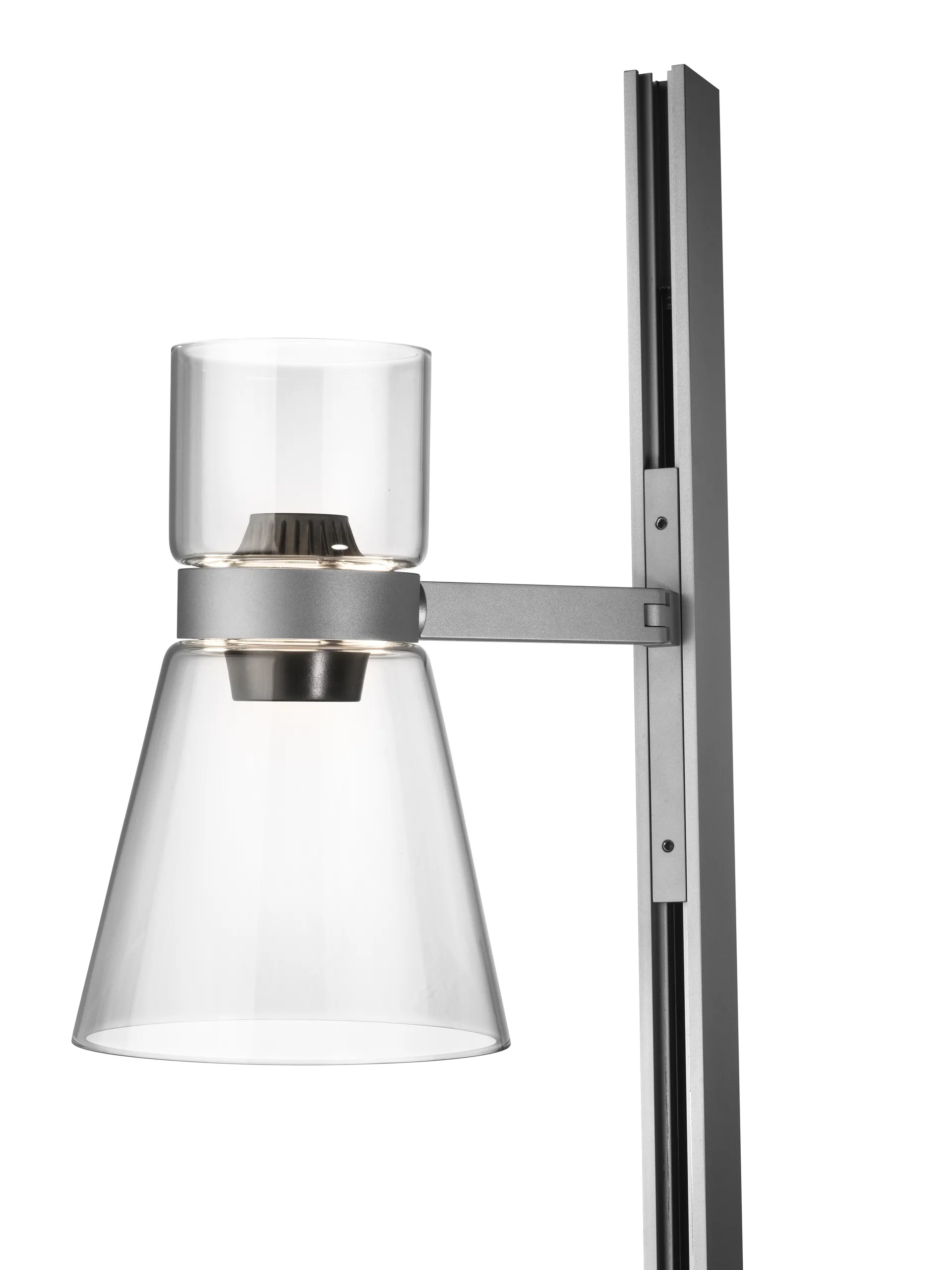 Nocturne FI cone candeeiro de pé - Silver,  Flos