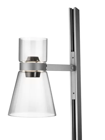 Nocturne FI cone candeeiro de pé - Silver - Flos