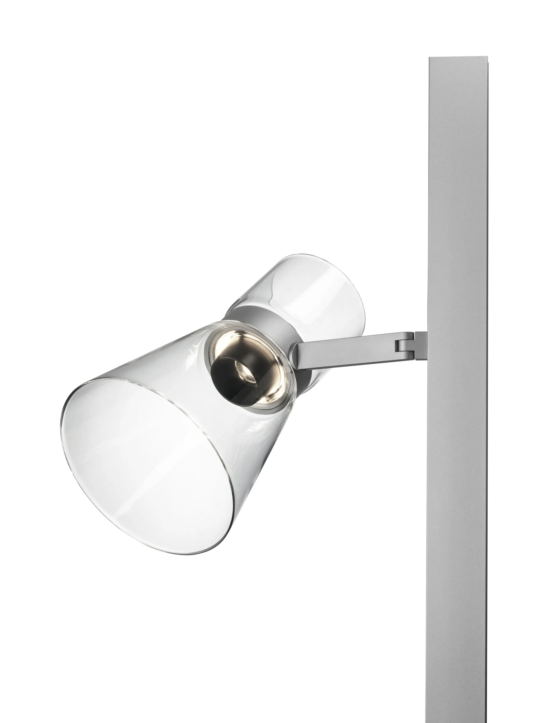 Nocturne FI cone candeeiro de pé - Silver,  Flos