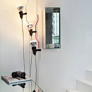 Parentesi candeeiro de chão e tecto - Nickel - Flos