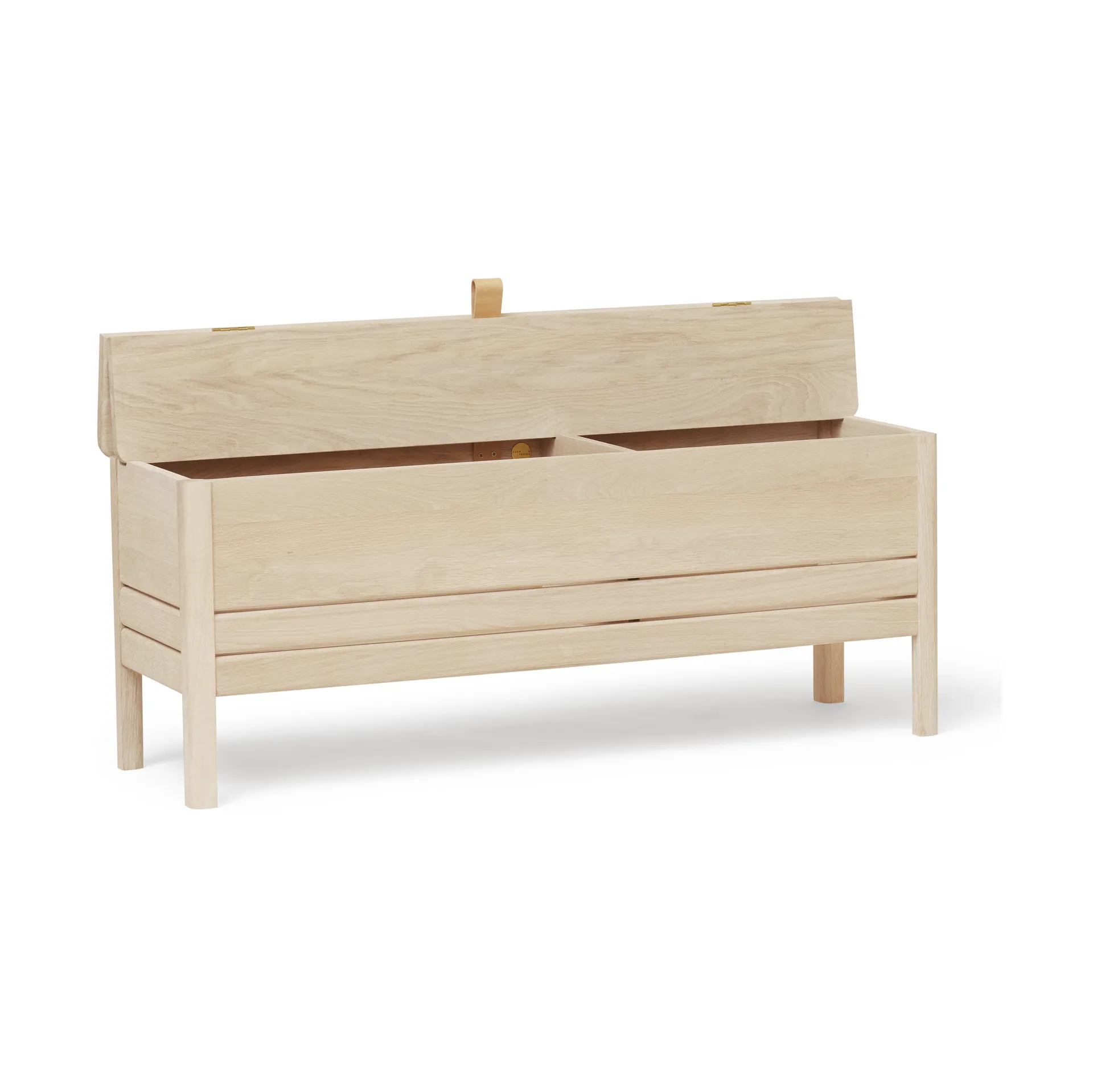 A Line banco de arrumação 111 cm, Carvalho branco Form & Refine