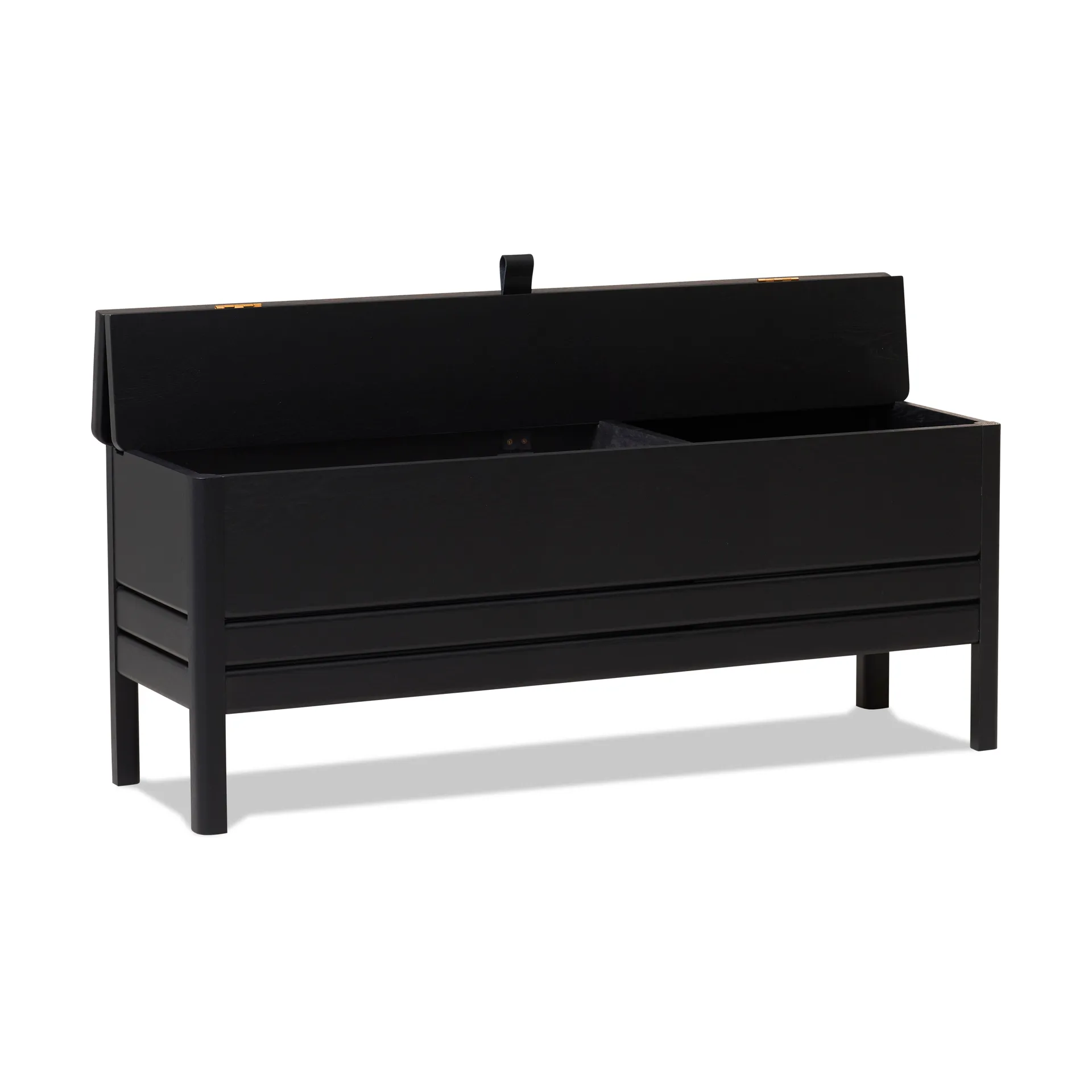 A Line banco de arrumação 111 cm, Preto Form & Refine