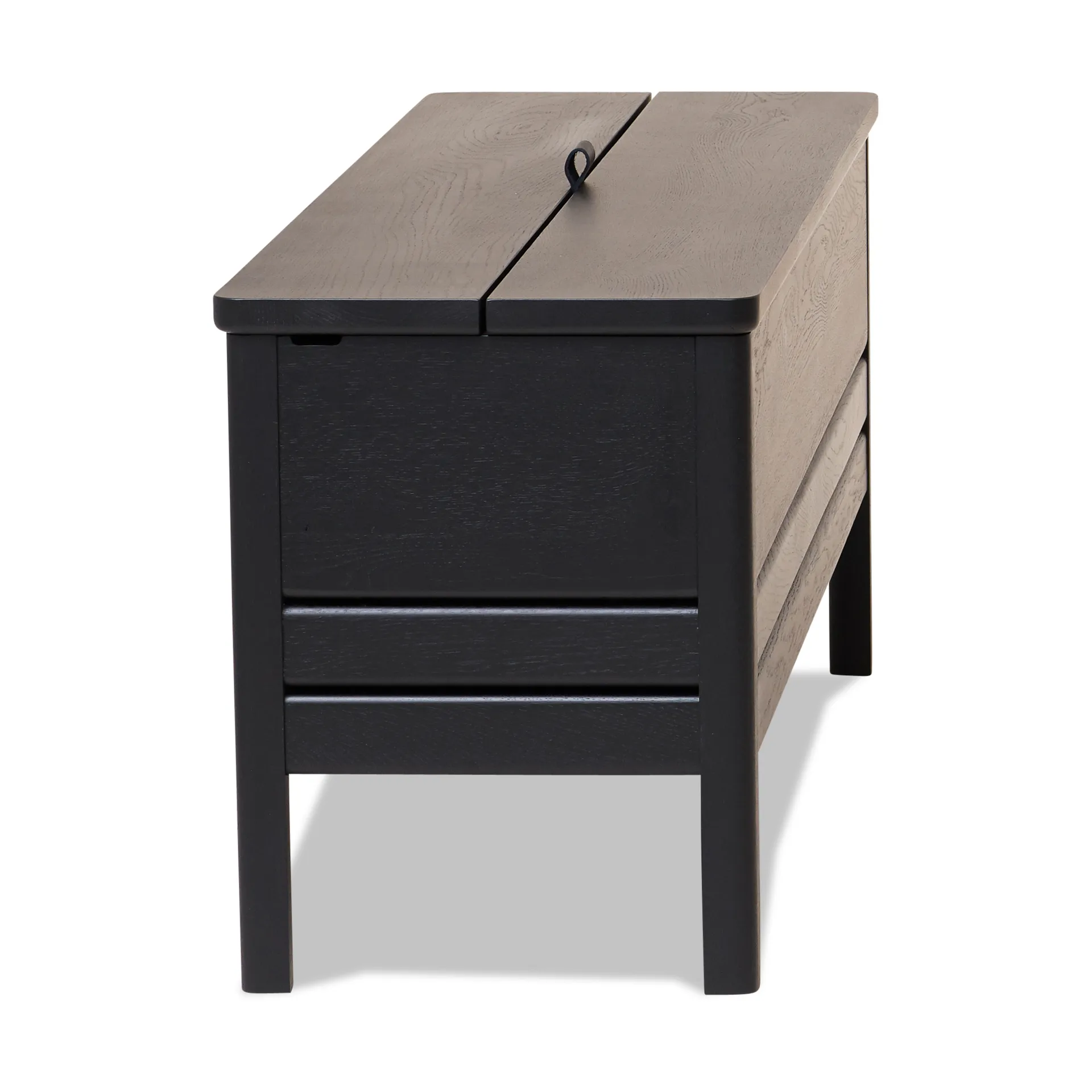 A Line banco de arrumação 111 cm, Preto Form & Refine