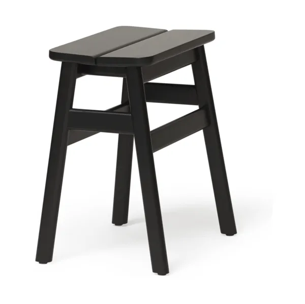 Angle Standard banco redondo 45 cm, Preto, Ø32x46 cm Form & Refine
