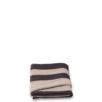 Aymara manta 130x190 cm - Ribbon Bege-preto - Form & Refine