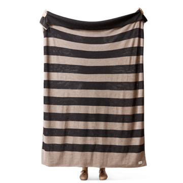 Aymara manta 130x190 cm - Ribbon Bege-preto - Form & Refine