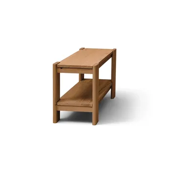 Beam banco - Pinho castanho escuro, 112x45x33 cm - Form & Refine