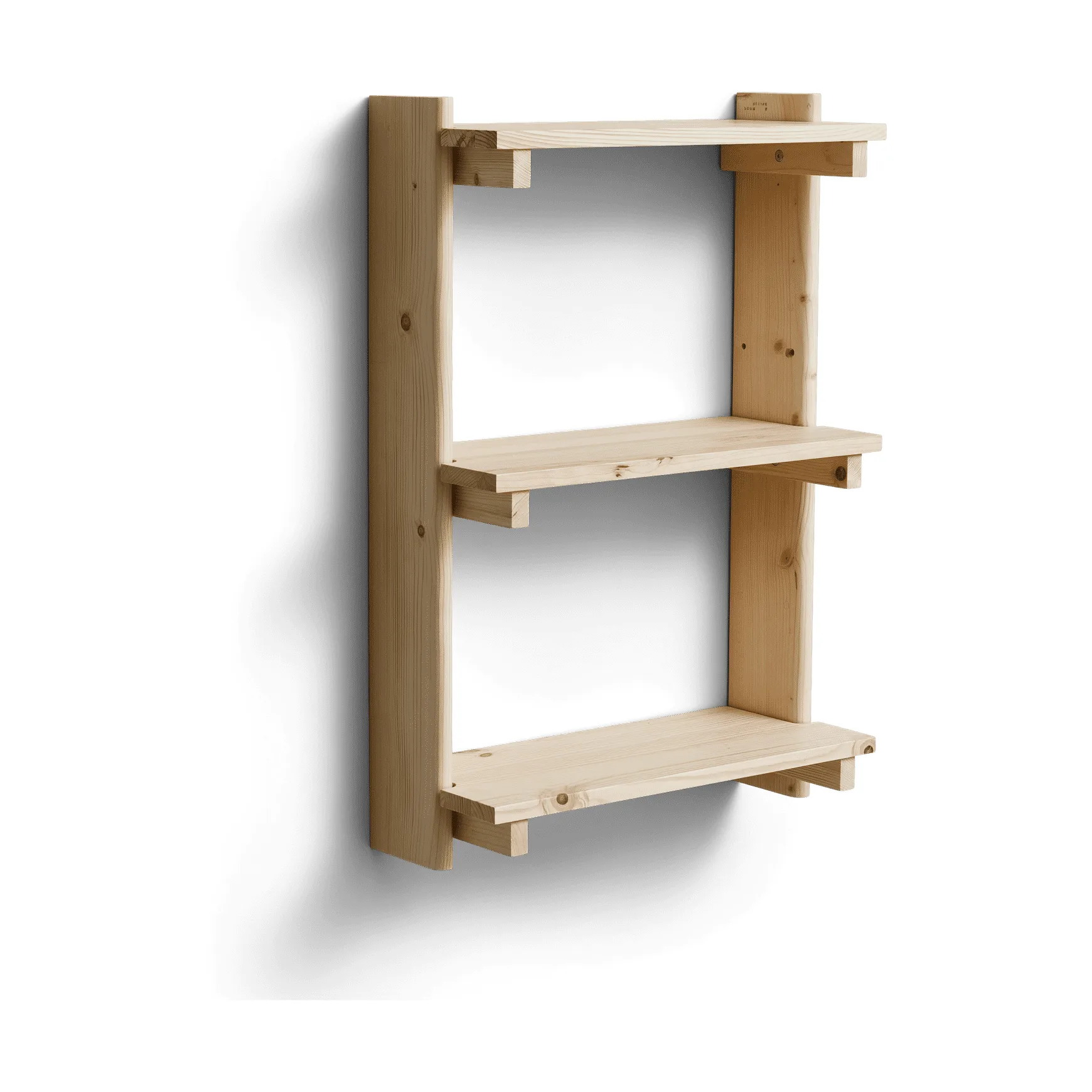 Beam prateleira de parede com 3 prateleiras, Pinhal Form & Refine