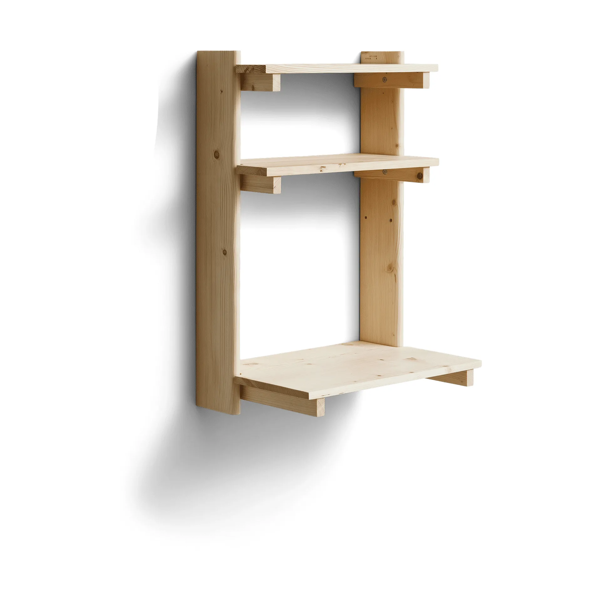 Beam prateleira de parede com secretária, Pinhal Form & Refine