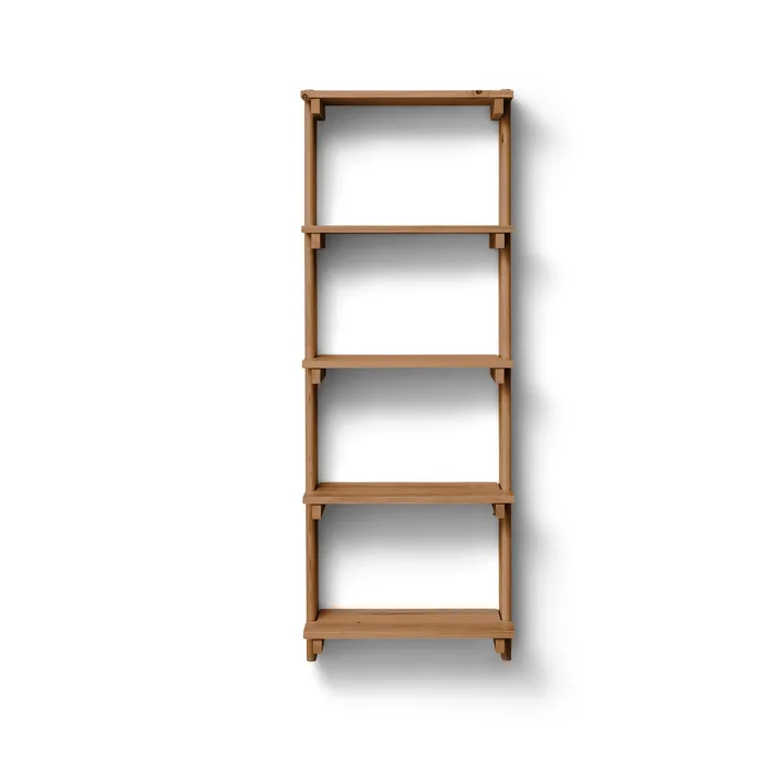 Beam Shelf prateleira de parede - Pinho castanho escuro, 60x167x25 cm - Form & Refine