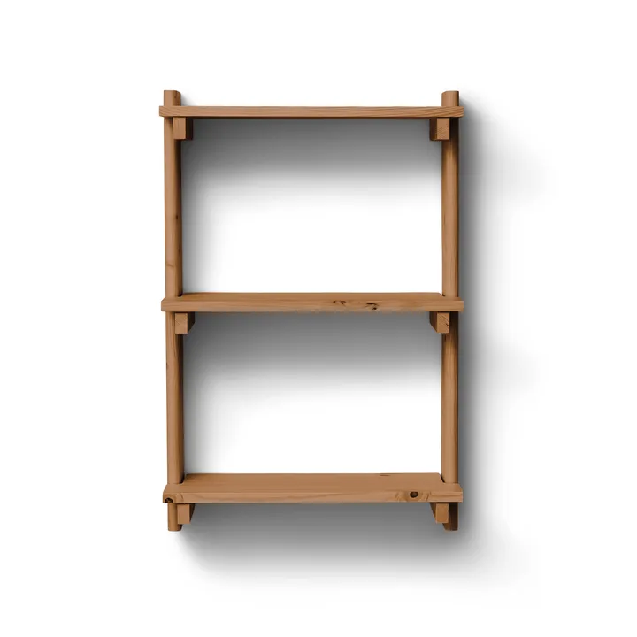 Beam Shelf prateleira de parede - Pinho castanho escuro, 60x90,5x25 cm - Form & Refine