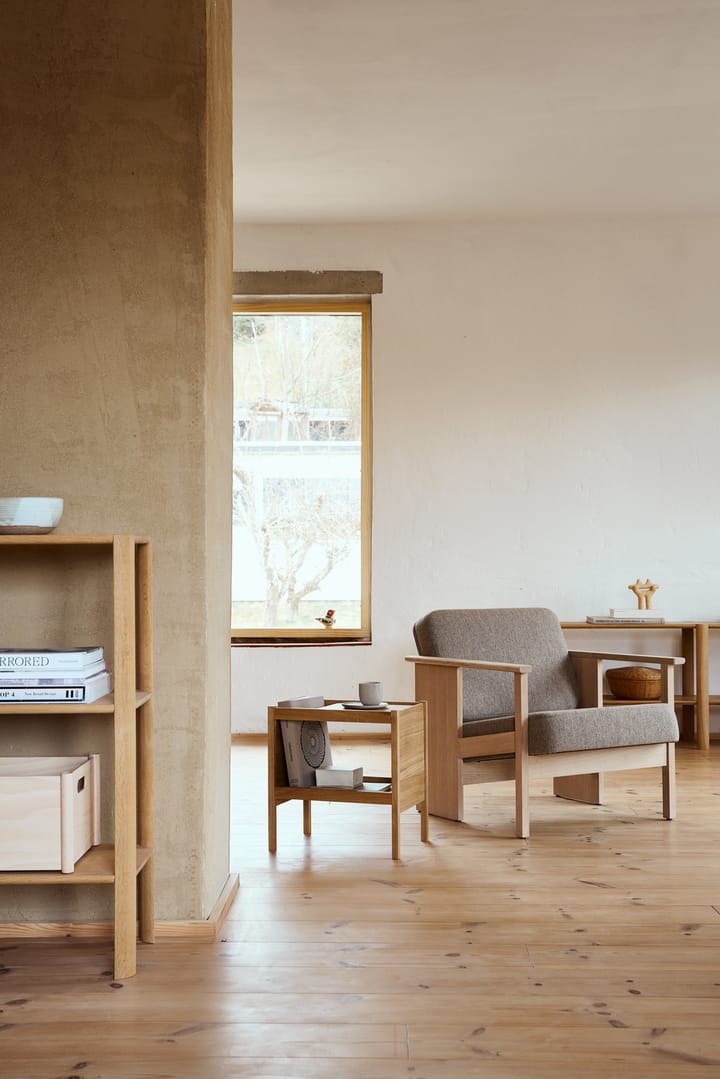 Block poltrona, Carvalho branco-Hallingdal 65-0227 Form & Refine