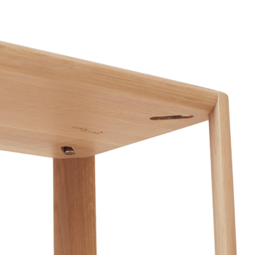 Leaf estante com 5 prateleiras 55x162 cm - Carvalho branco - Form & Refine