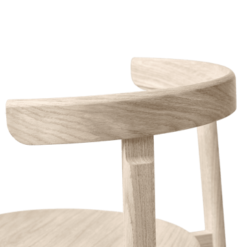 Lunar cadeira - Carvalho branco - Form & Refine