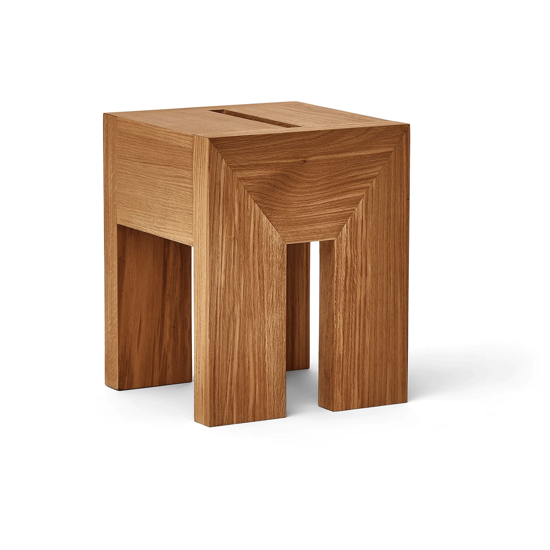 Monolith mesa lateral, Carvalho, 29x29x36 cm Form & Refine