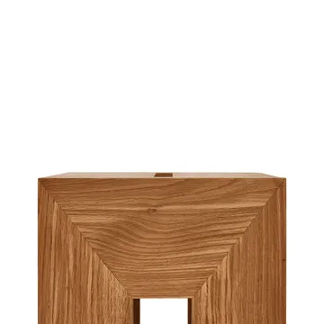 Monolith mesa lateral - Carvalho, 29x29x36 cm - Form & Refine
