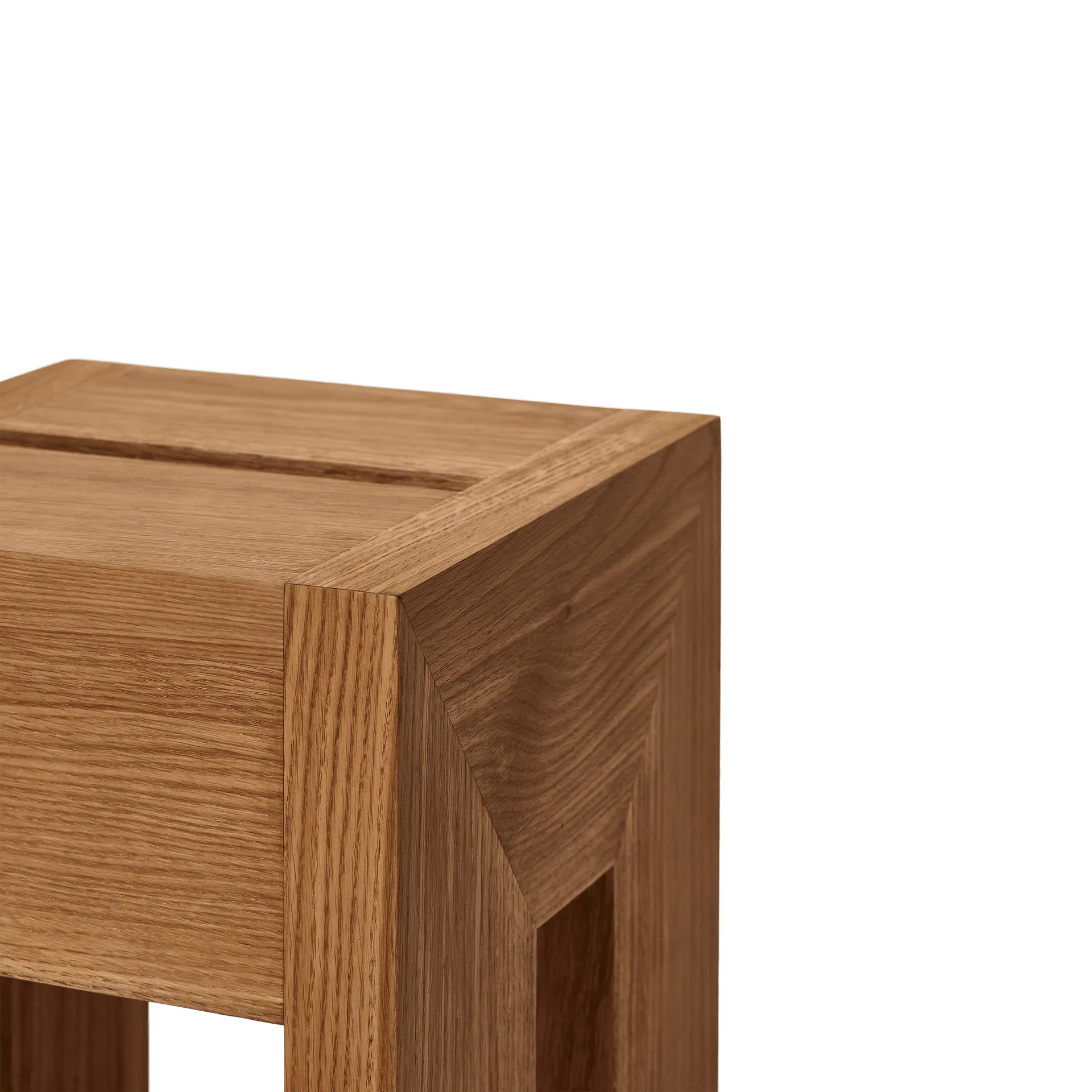 Monolith mesa lateral, Carvalho, 29x29x36 cm Form & Refine
