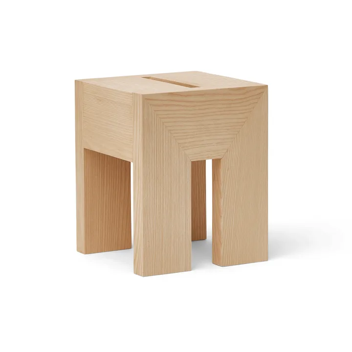 Monolith mesa lateral - Freixo, 29x29x36 cm - Form & Refine