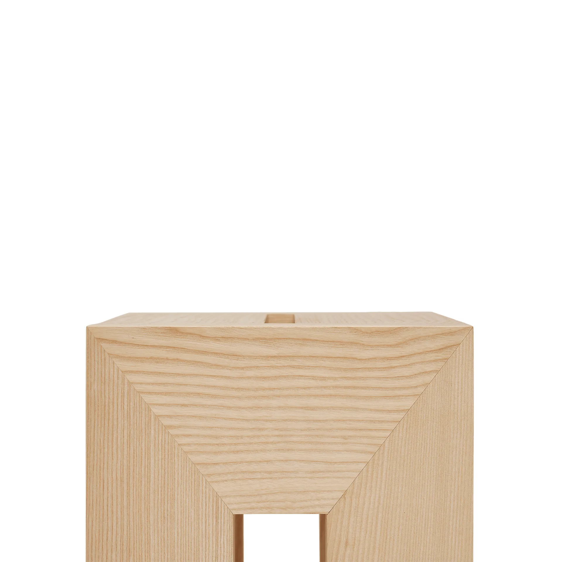 Monolith mesa lateral, Freixo, 29x29x36 cm Form & Refine