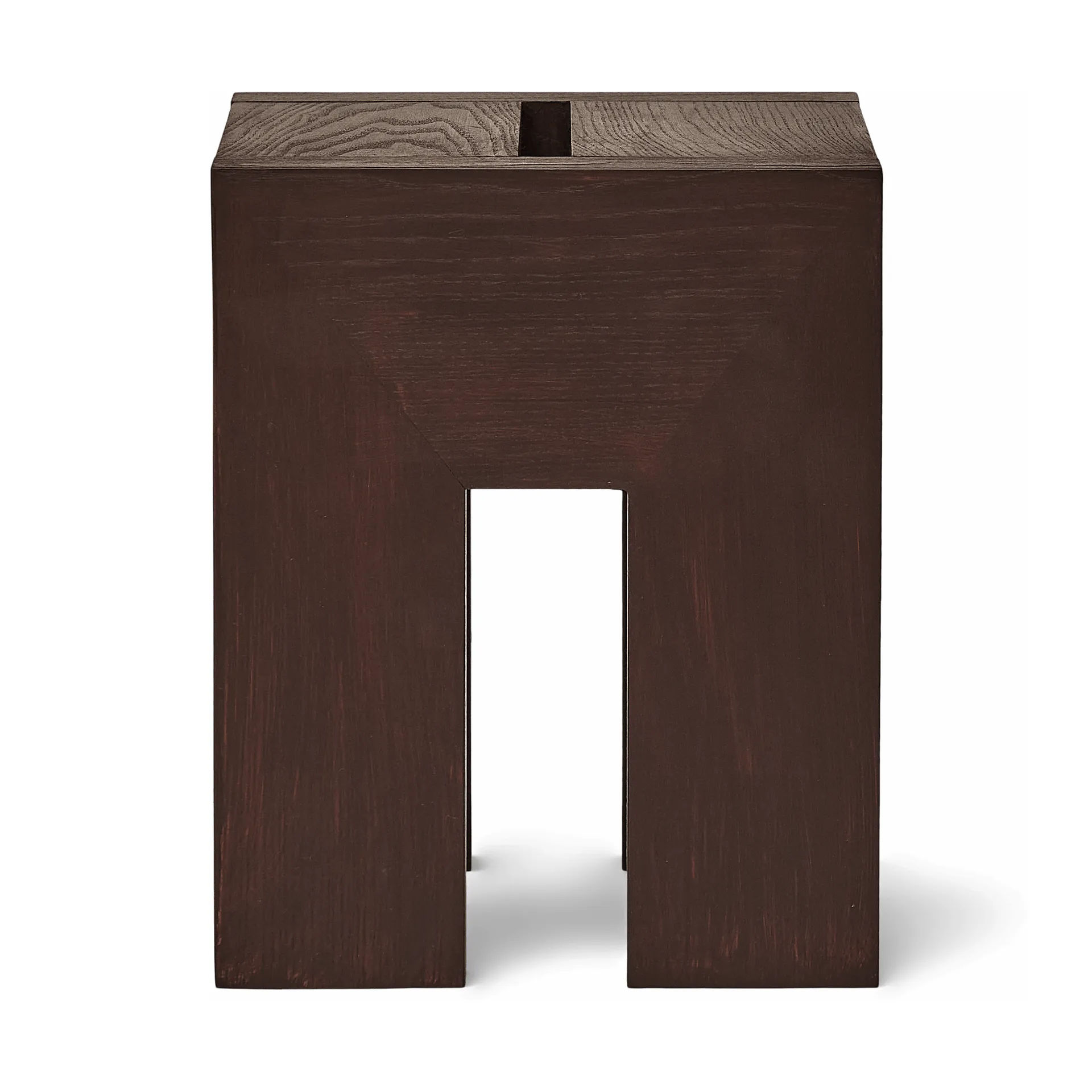 Monolith mesa lateral, Freixo escuro, 29x29x36 cm Form & Refine