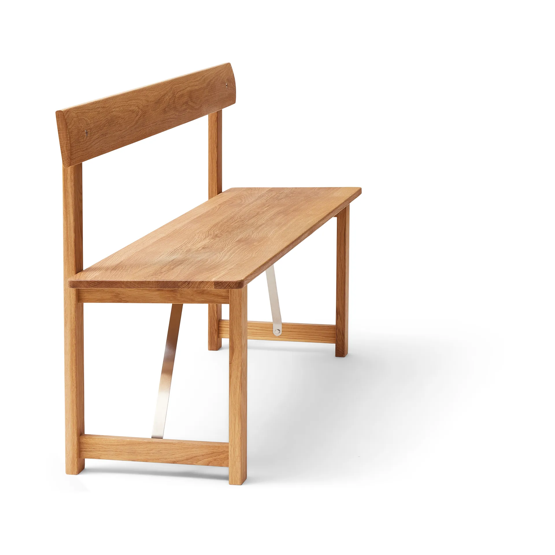 Position banco 155 cm, Carvalho-aco Form & Refine