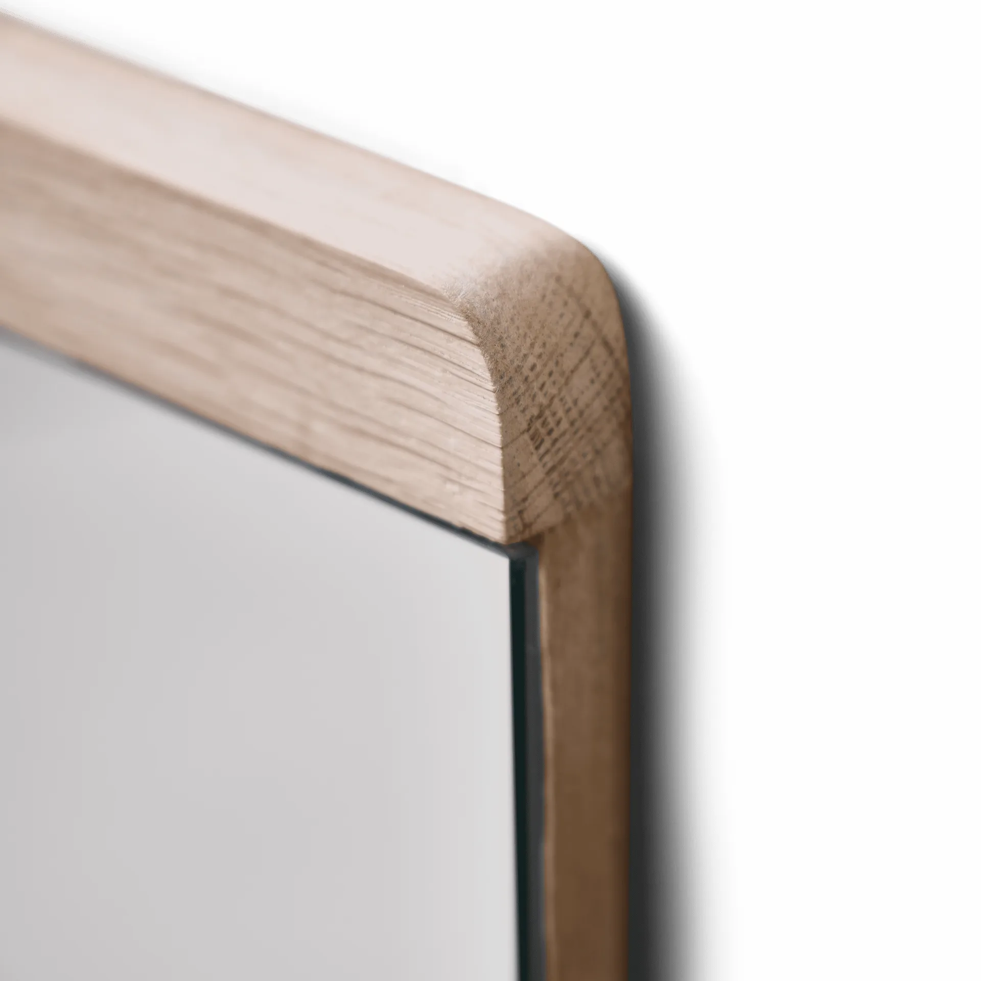 Rim espelho de parede 35x110 cm, Carvalho branco Form & Refine