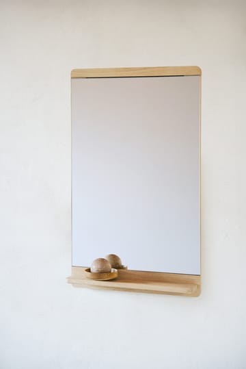 Rim espelho de parede 40x68 cm - Carvalho branco - Form & Refine