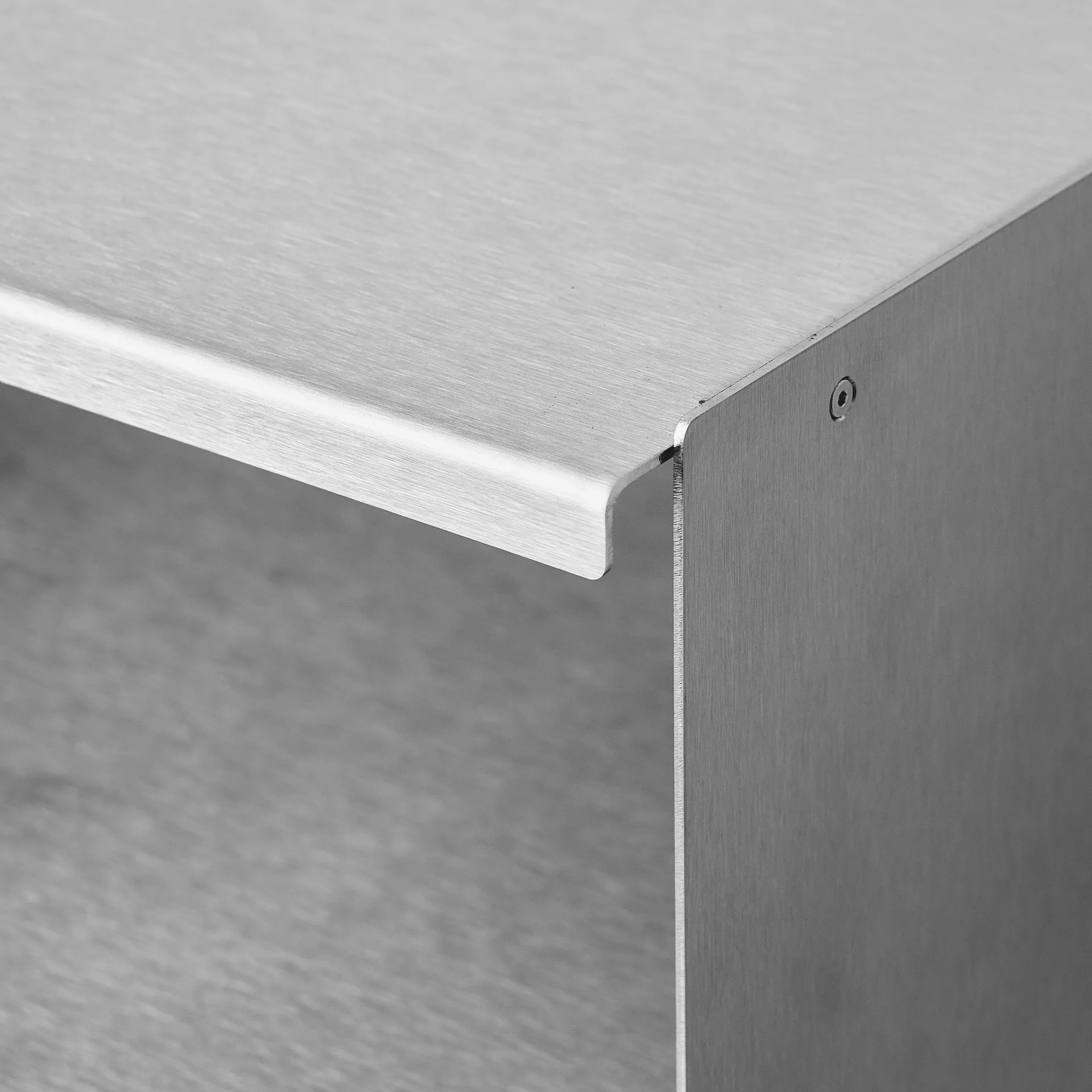 Taper prateleira de parede, Aço inoxidável, 50x98 cm Form & Refine