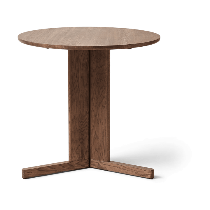 Trefoil mesa de jantar Ø75 cm - Carvalho fumado - Form & Refine