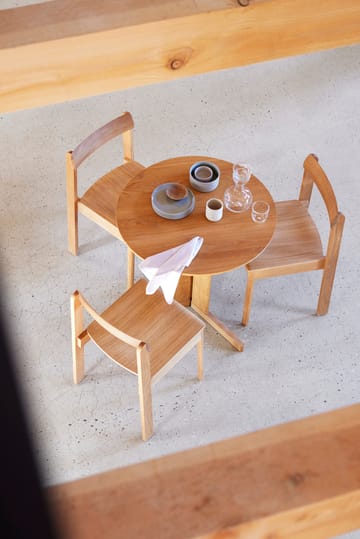 Trefoil mesa de jantar Ø75 cm - Carvalho - Form & Refine