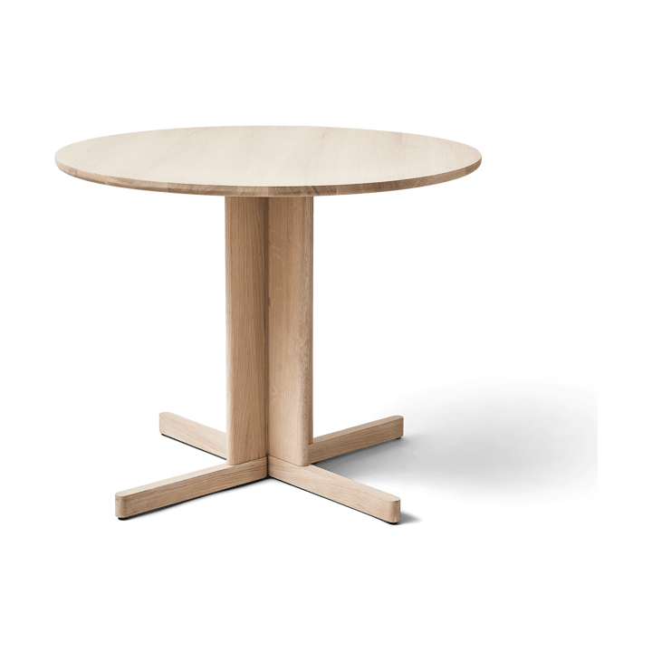 Trefoil mesa de jantar Ø90 cm - Carvalho branco - Form & Refine