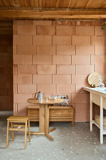 Trefoil mesa de jantar Ø90 cm - Carvalho - Form & Refine