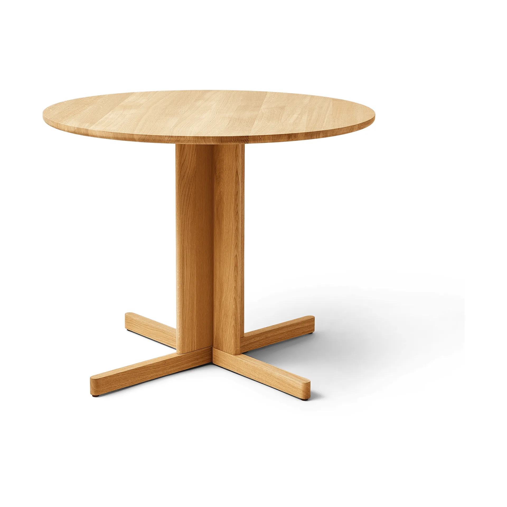 Trefoil mesa de jantar Ø90 cm, Carvalho Form & Refine