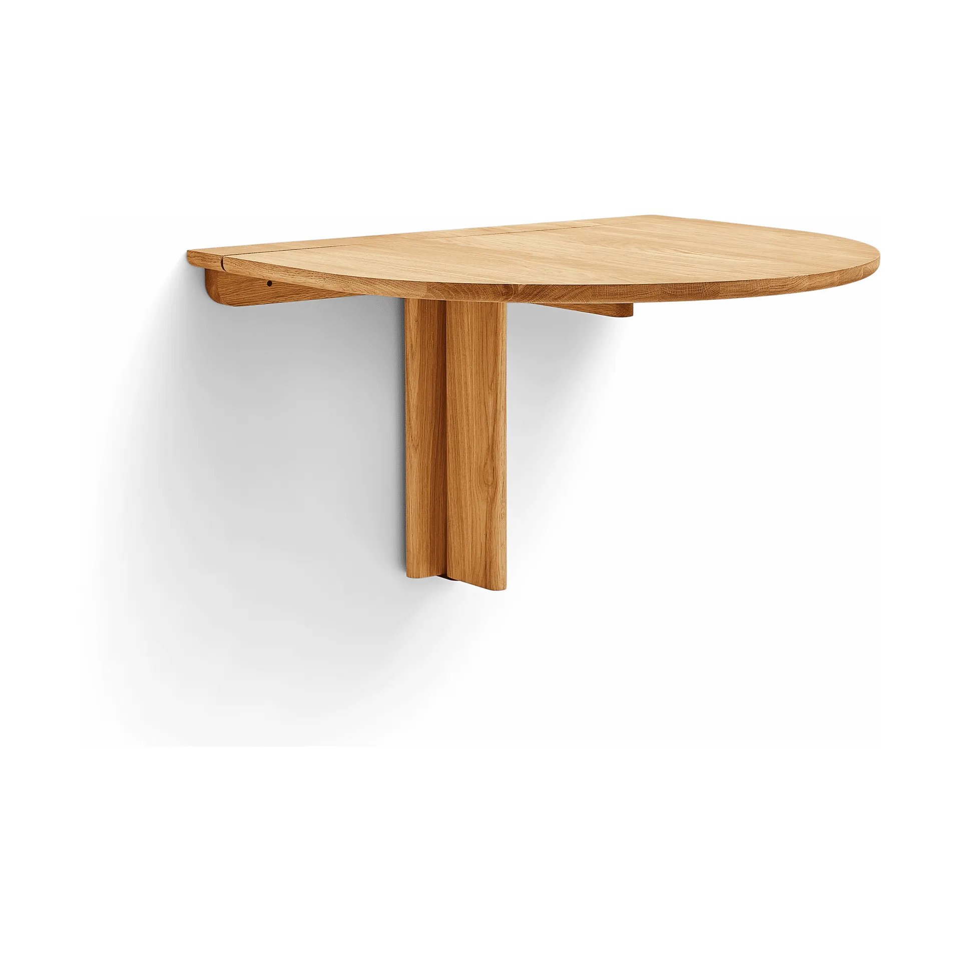 Trefoil mesa de parede, Carvalho Form & Refine