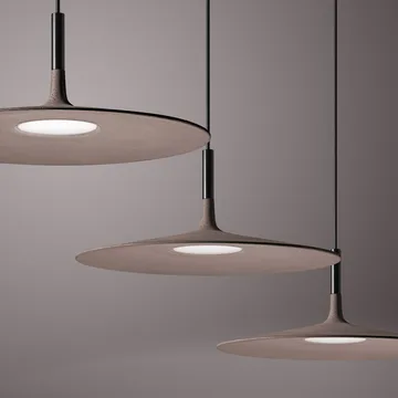 Aplomb Large pendente - Betão branco - Foscarini