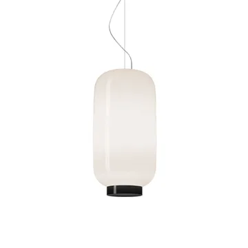 Chouchin 2 Reverse pendente - branco/preto - Foscarini
