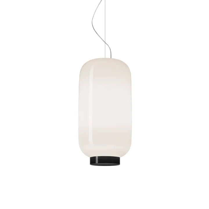 Chouchin 2 Reverse pendente - branco/preto - Foscarini