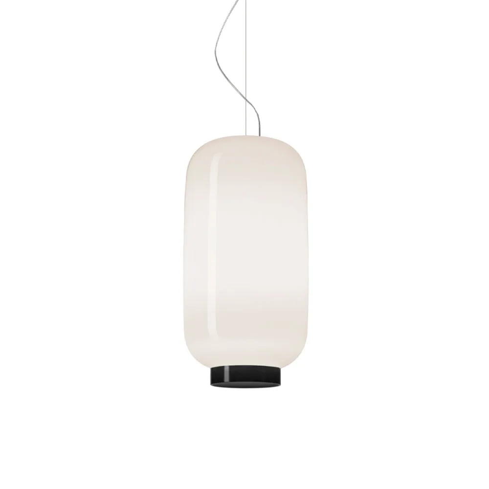 Chouchin 2 Reverse pendente, branco/preto Foscarini