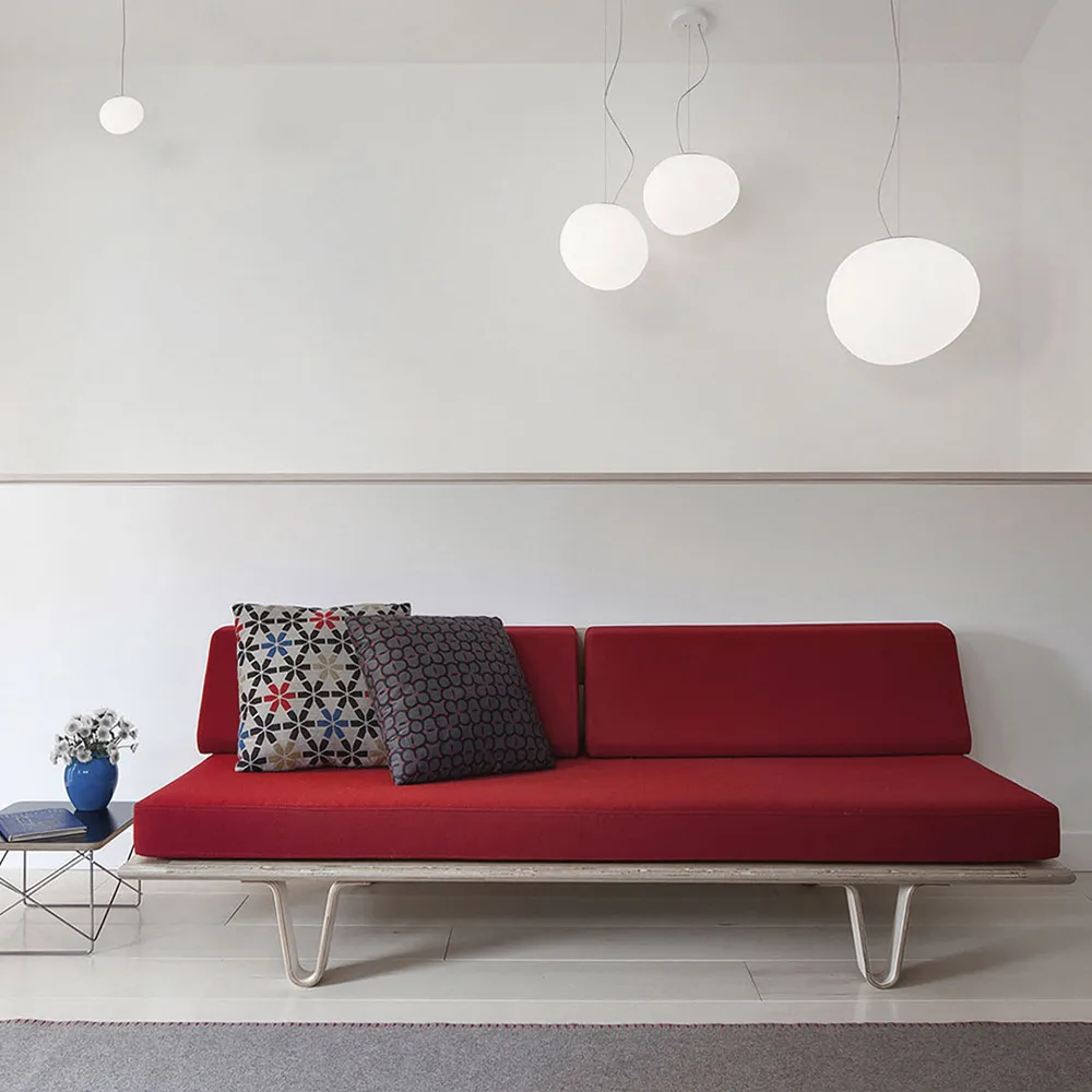 Gregg grande candeeiro pendente, Branco Foscarini